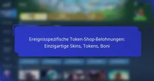 Ereignisspezifische Token-Shop-Belohnungen: Einzigartige Skins, Tokens, Boni
